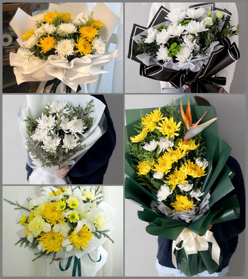 广东江门市台山市白沙镇邹村村白事花束代送